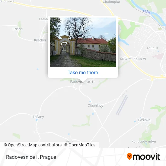 Карта Radovesnice I