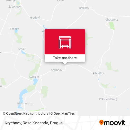 Карта Krychnov, Rozc.Kocanda