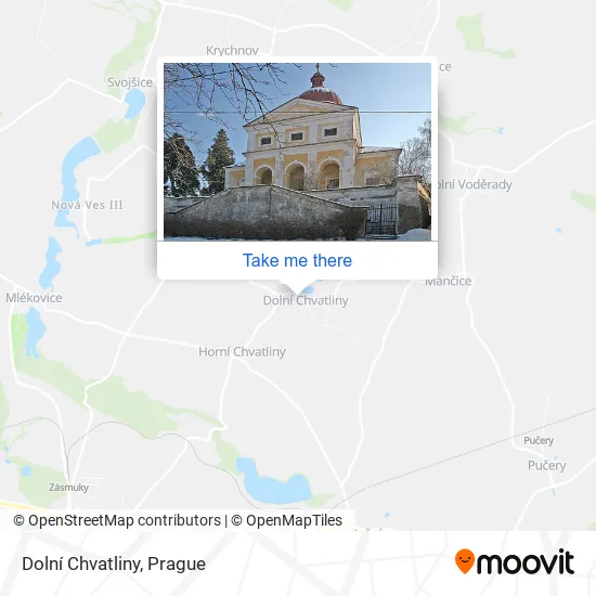 Карта Dolní Chvatliny