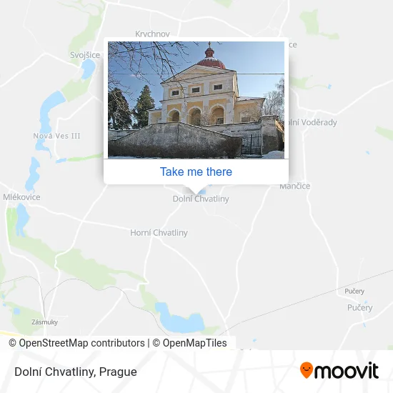 Dolní Chvatliny map