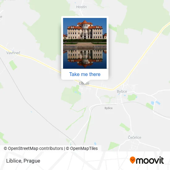 Карта Liblice