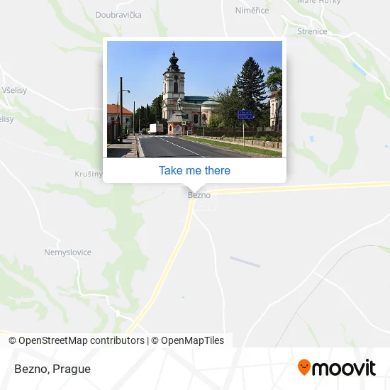 Карта Bezno