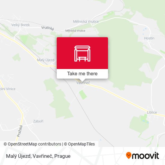 Malý Újezd, Vavřineč map