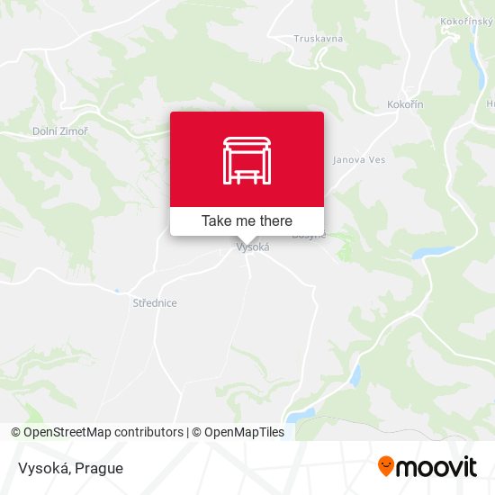 Карта Vysoká