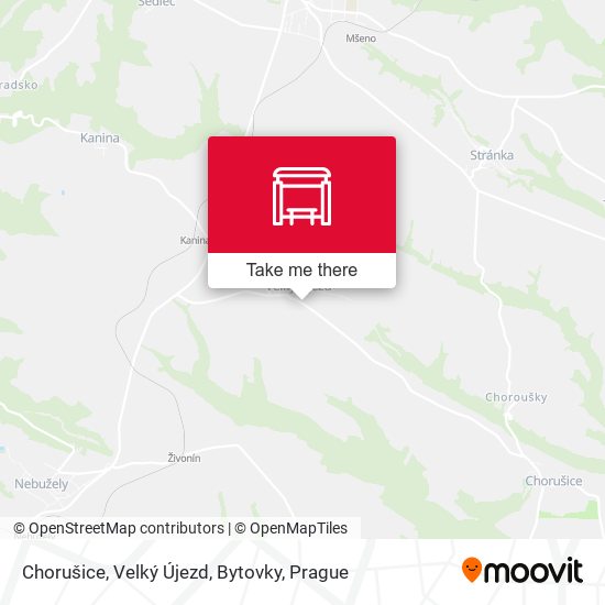 Chorušice, Velký Újezd, Bytovky map