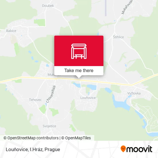 Карта Louňovice, I.Hráz