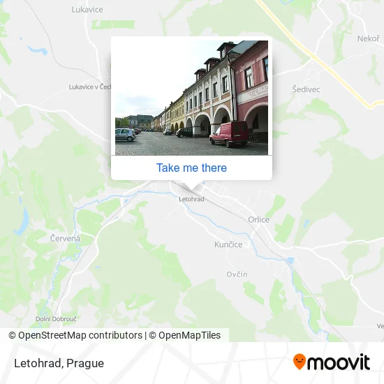 Карта Letohrad