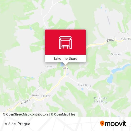 Карта Vlčice
