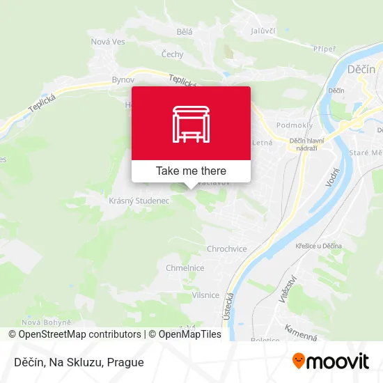 Карта Děčín, Na Skluzu