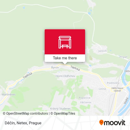 Карта Děčín, Netex