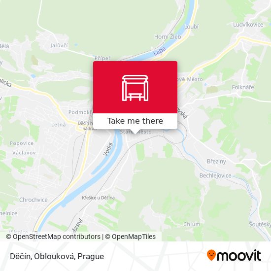 Děčín, Oblouková map