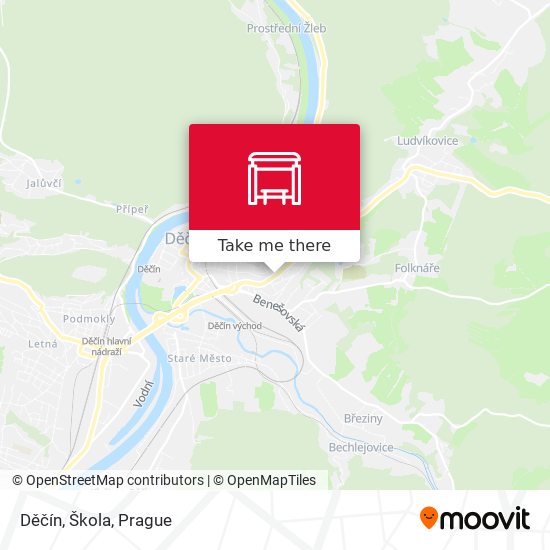 Děčín, Škola map