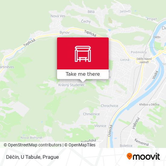 Děčín, U Tabule map