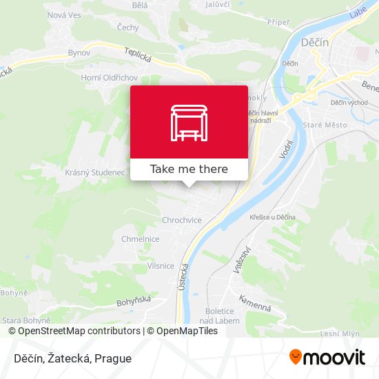 Děčín, Žatecká map