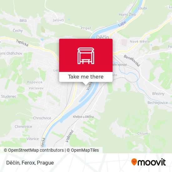 Děčín, Ferox map