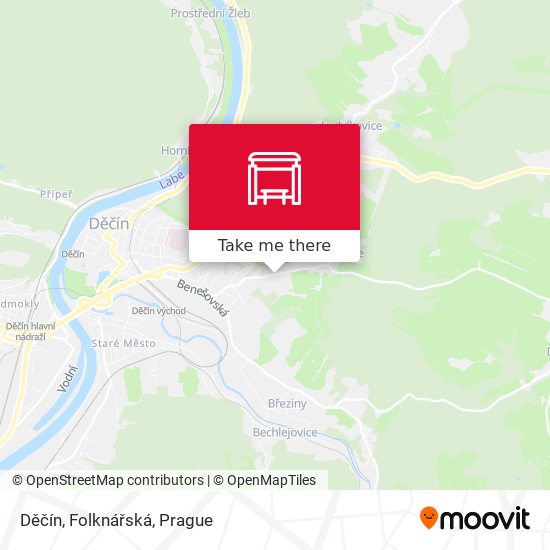 Děčín, Folknářská map