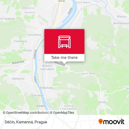 Děčín, Kamenná map