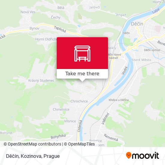 Děčín, Kozinova map
