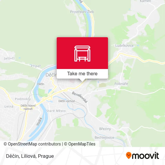 Карта Děčín, Liliová