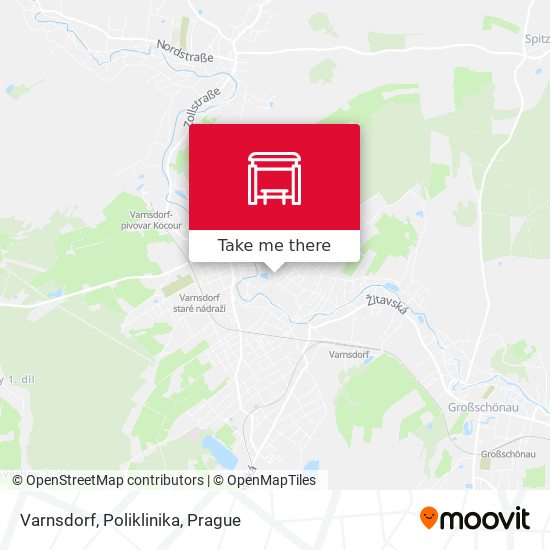 Varnsdorf, Poliklinika map