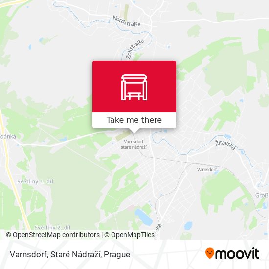 Varnsdorf, Staré Nádraží map