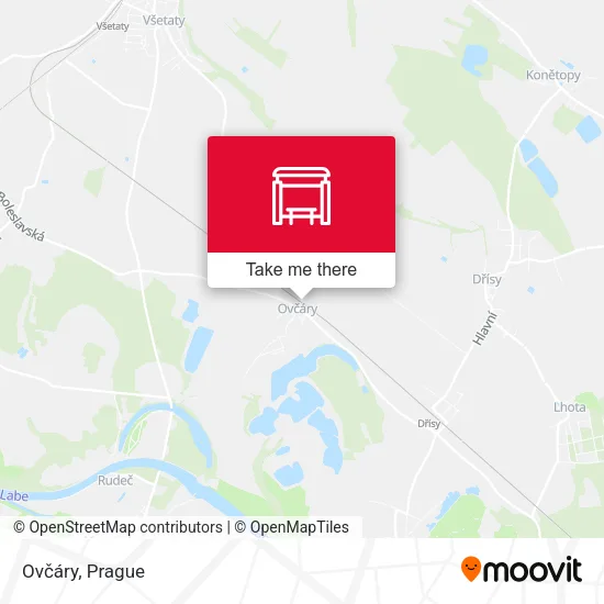 Карта Ovčáry