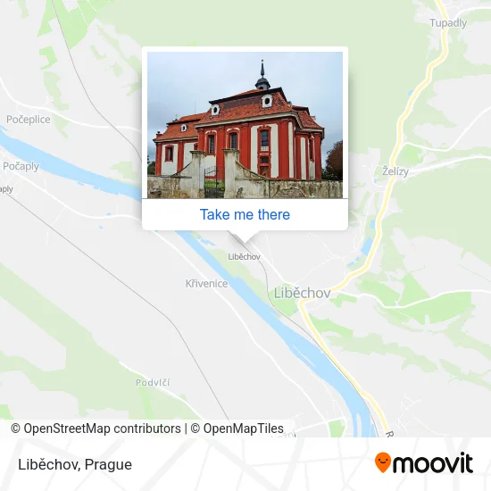 Карта Liběchov