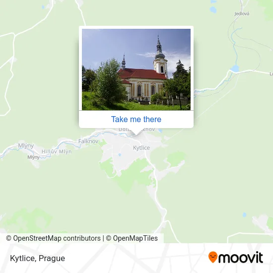 Карта Kytlice