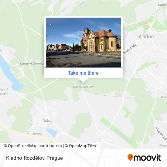 Карта Kladno-Rozdělov