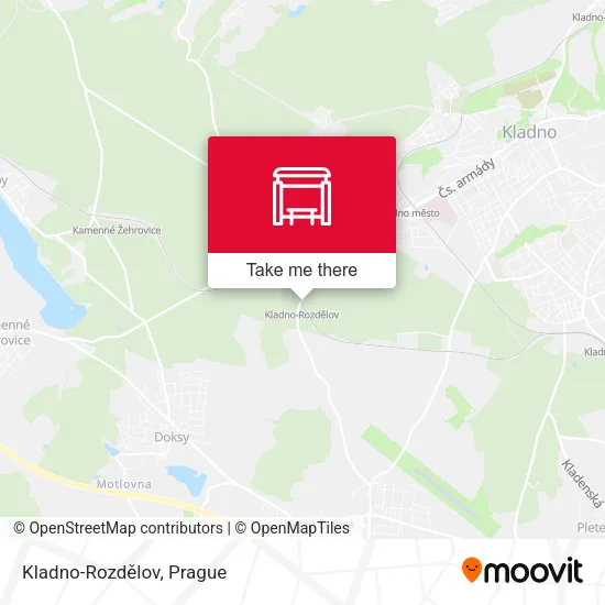 Карта Kladno-Rozdělov