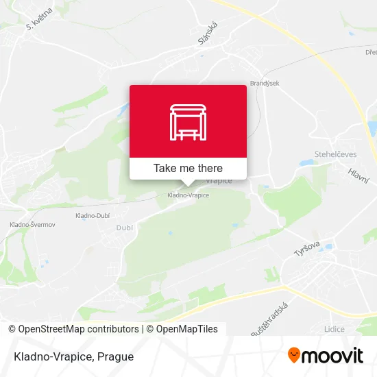 Карта Kladno-Vrapice