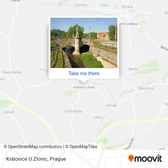 Карта Královice U Zlonic