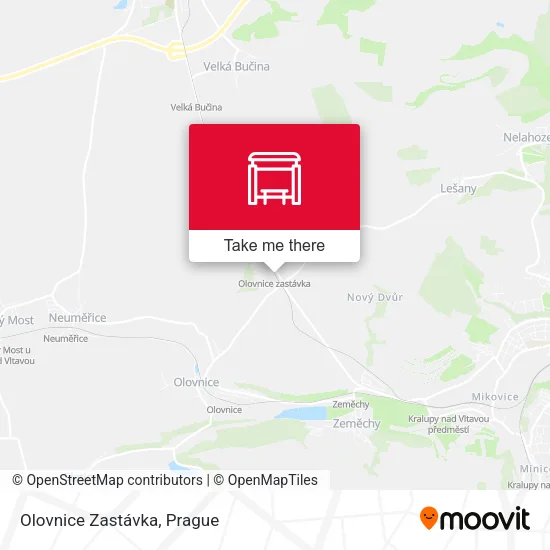 Карта Olovnice Zastávka