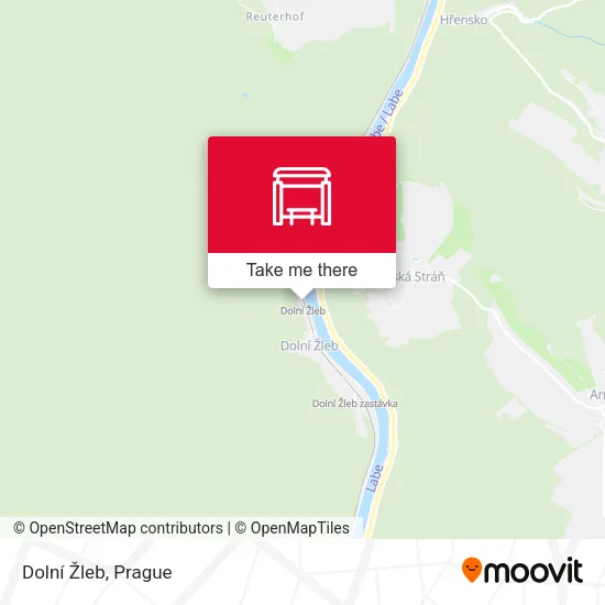 Карта Dolní Žleb