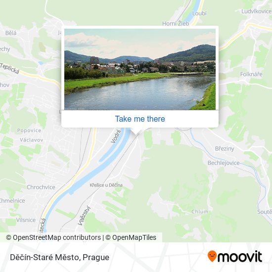 Děčín-Staré Město map