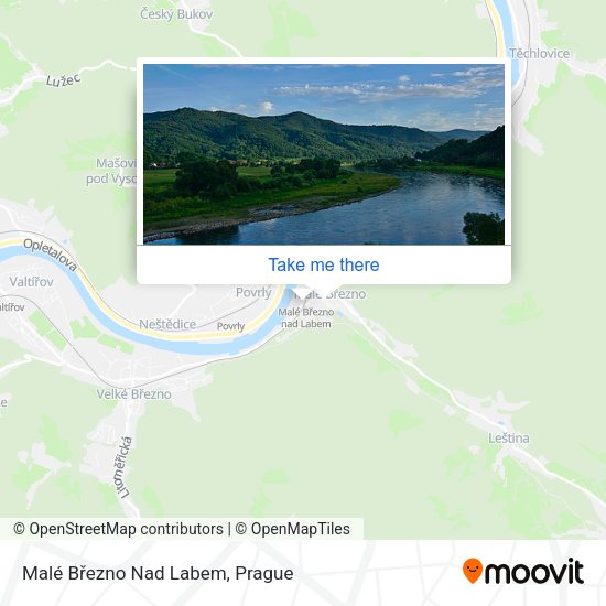 Карта Malé Březno Nad Labem