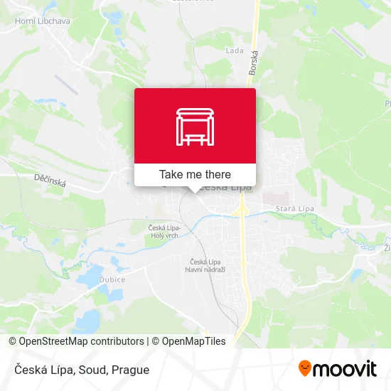 Карта Česká Lípa, Soud