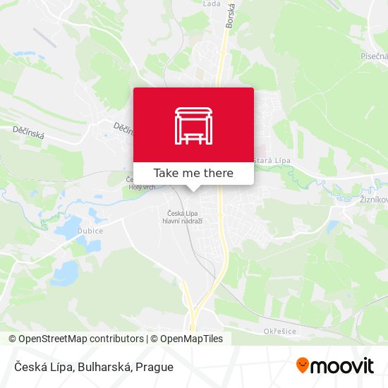 Česká Lípa, Bulharská map