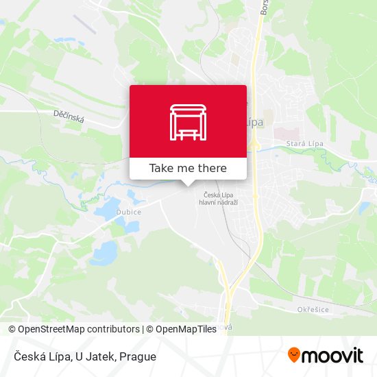 Česká Lípa, U Jatek map