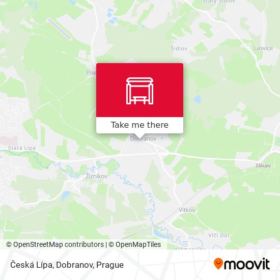 Česká Lípa, Dobranov map