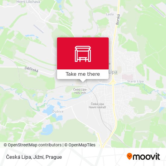 Česká Lípa, Jižní map