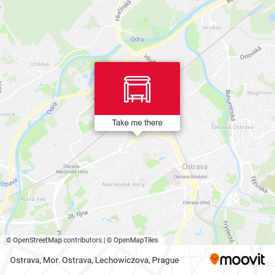 Ostrava, Mor. Ostrava, Lechowiczova map