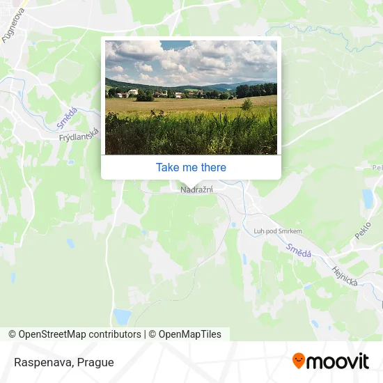 Карта Raspenava