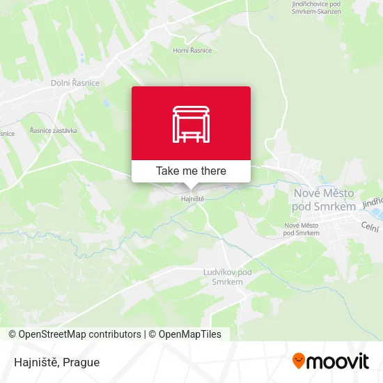 Карта Hajniště