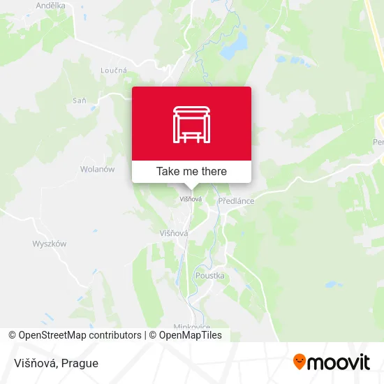 Карта Višňová