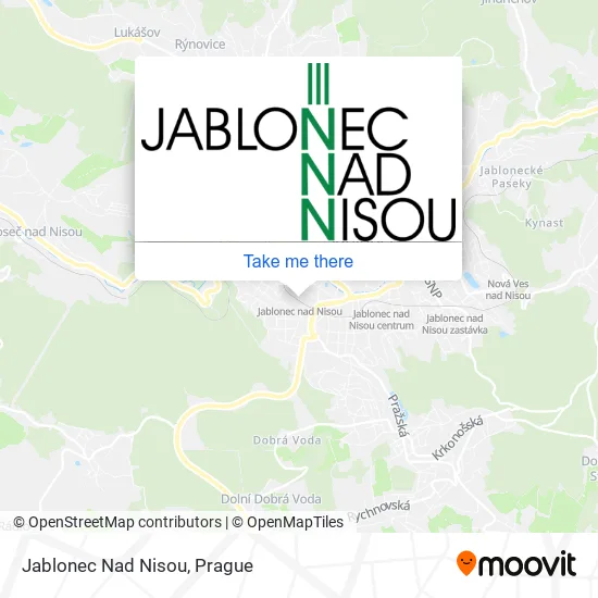 Карта Jablonec Nad Nisou