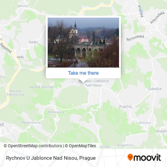 Rychnov U Jablonce Nad Nisou map
