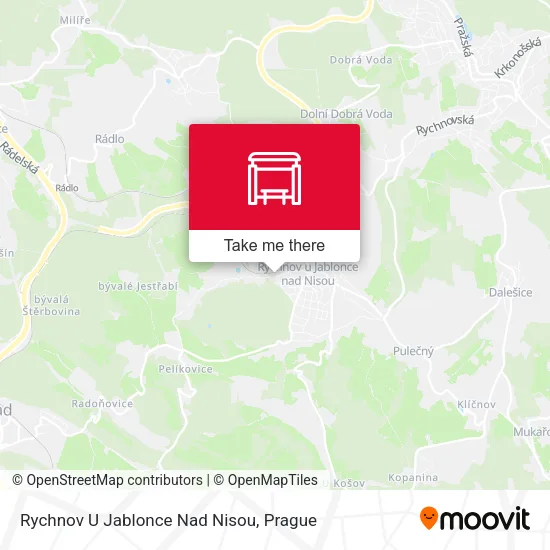 Rychnov U Jablonce Nad Nisou map