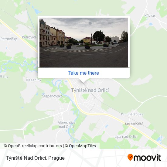 Týniště Nad Orlicí map