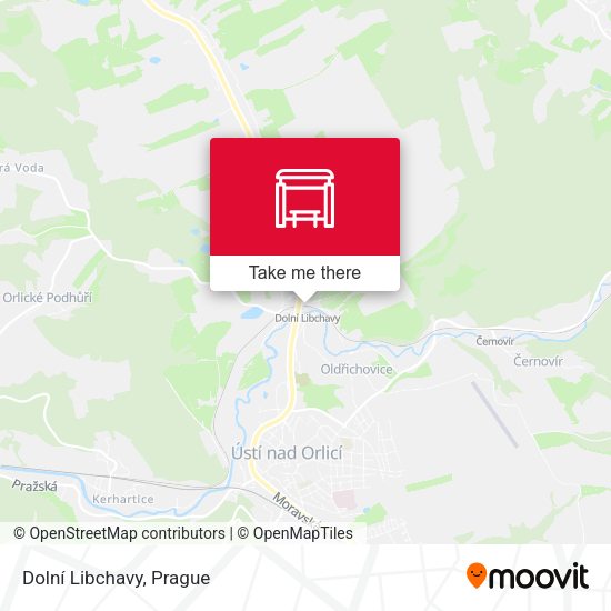 Карта Dolní Libchavy